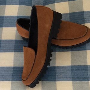 Donald Pilner suede loafers
